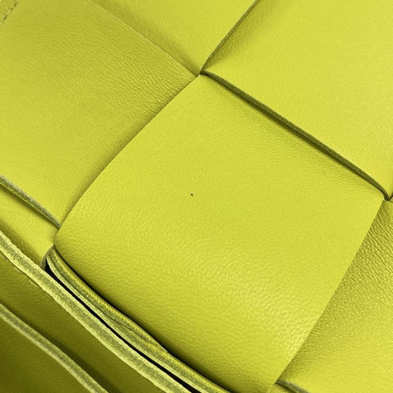 Bottega Veneta Waist Pouch Maxi Intrecciato Cassette Belt Bag Yellow Green Mini