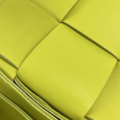Bottega Veneta Waist Pouch Maxi Intrecciato Cassette Belt Bag Yellow Green Mini