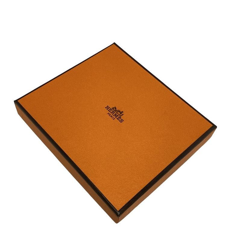 Hermes Card Case Medor Framboise Silver Hardware