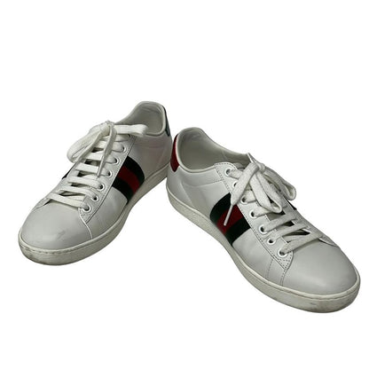 Gucci Sneakers 35 1 2 Women's Ace Embroidered Sneakers 431942 White X Multi Bee