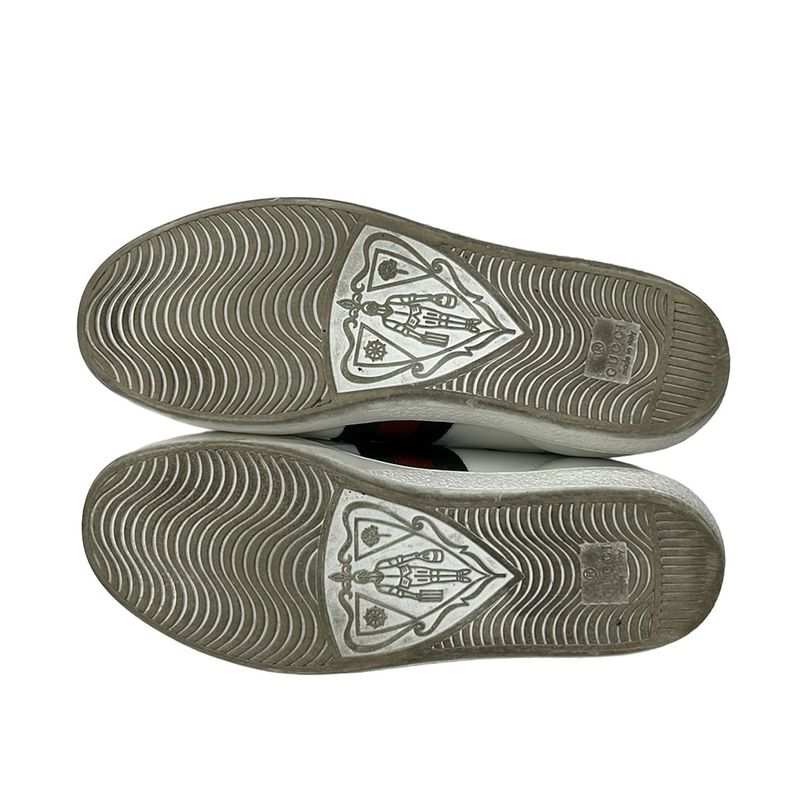 Gucci Sneakers 35 1 2 Women's Ace Embroidered Sneakers 431942 White X Multi Bee