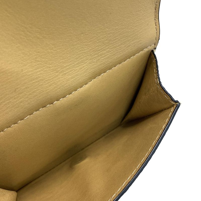 Loewe Trifold Wallet Trifold Wallet C660tr2x01 Beige X Yellow Leather