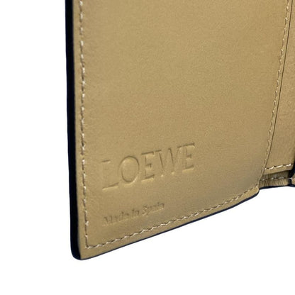 Loewe Trifold Wallet Trifold Wallet C660tr2x01 Beige X Yellow Leather