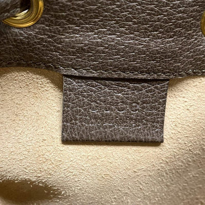 Gucci Shoulder Bag Ophidia GG Mini Bucket Bag 550620 Beige X Dark Brown X Multi