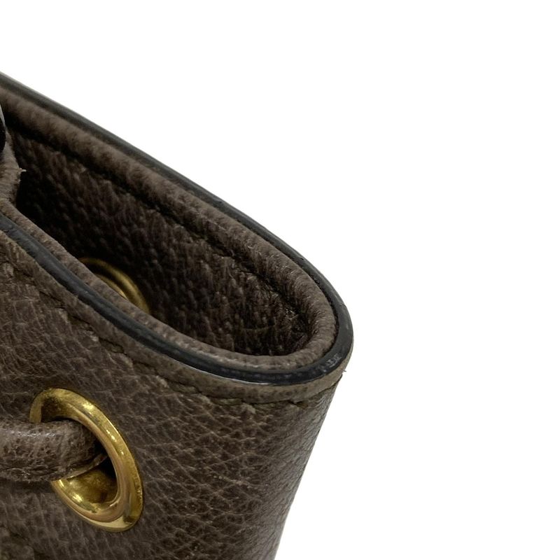 Gucci Shoulder Bag Ophidia GG Mini Bucket Bag 550620 Beige X Dark Brown X Multi