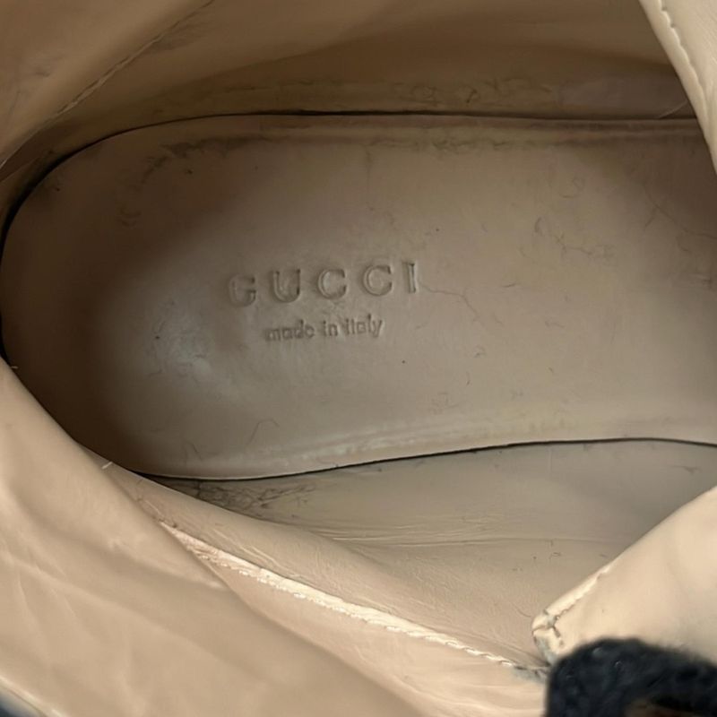 Gucci Short Boots 38 Women's - 481156 Black 38 Lace-Up Leather