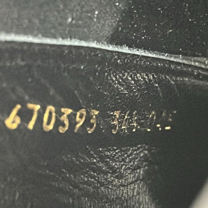 Gucci Short Boots 34 1 2 Women's Horsebit 670393 Black Side Gore Chain 34 Half