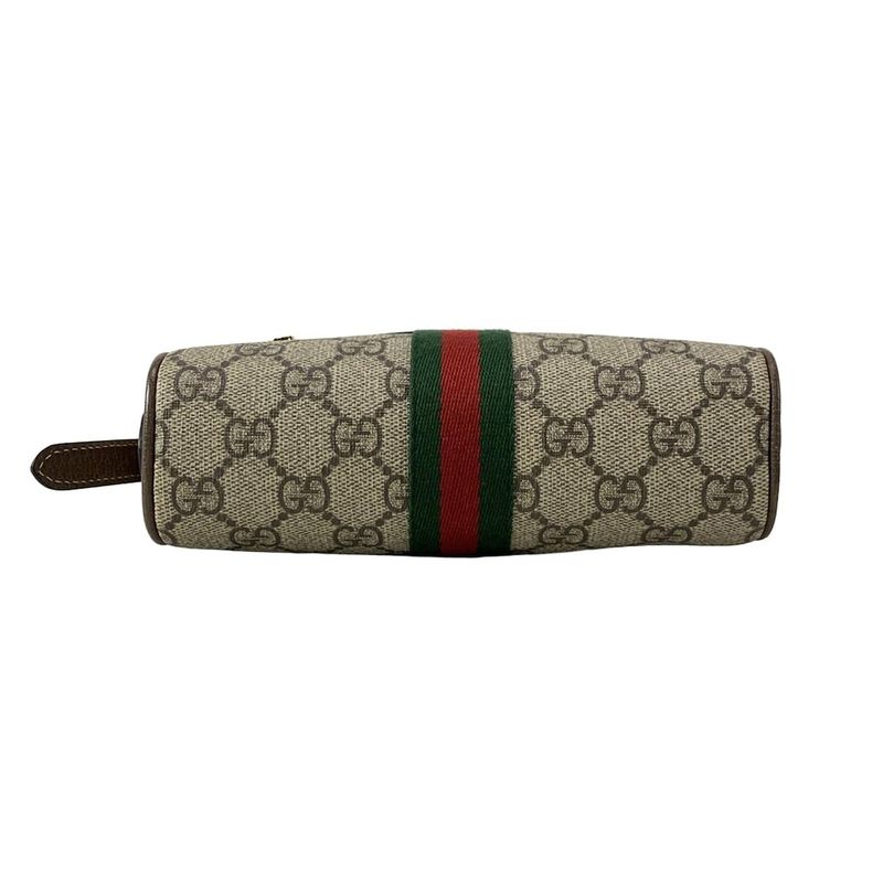 Gucci Shoulder Bag Ophidia 517350 Beige X Dark Brown X Multi Mini Bag Leather