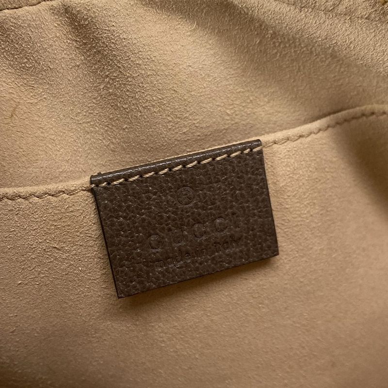 Gucci Shoulder Bag Ophidia 517350 Beige X Dark Brown X Multi Mini Bag Leather