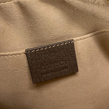Gucci Shoulder Bag Ophidia 517350 Beige X Dark Brown X Multi Mini Bag Leather