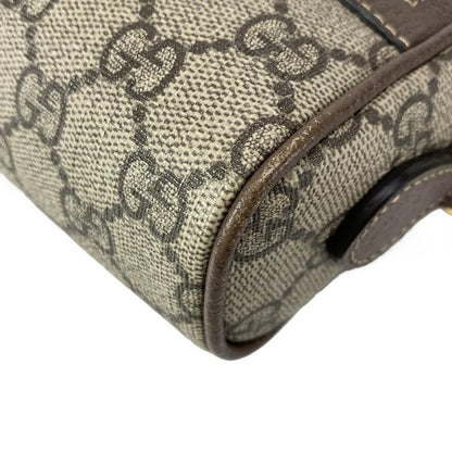 Gucci Shoulder Bag Ophidia 517350 Beige X Dark Brown X Multi Mini Bag Leather