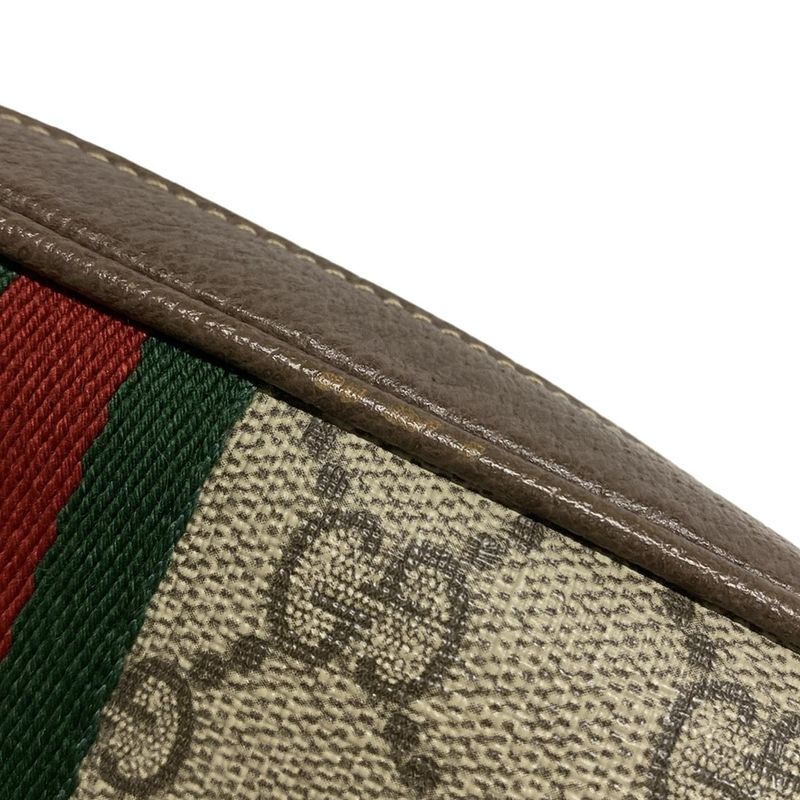 Gucci Shoulder Bag Ophidia 517350 Beige X Dark Brown X Multi Mini Bag Leather