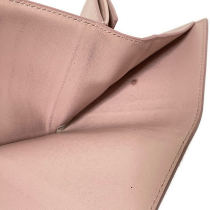 Celine Trifold Wallet Small Flap Wallet 10d783bzg.25vp Pink Beige Triomphe
