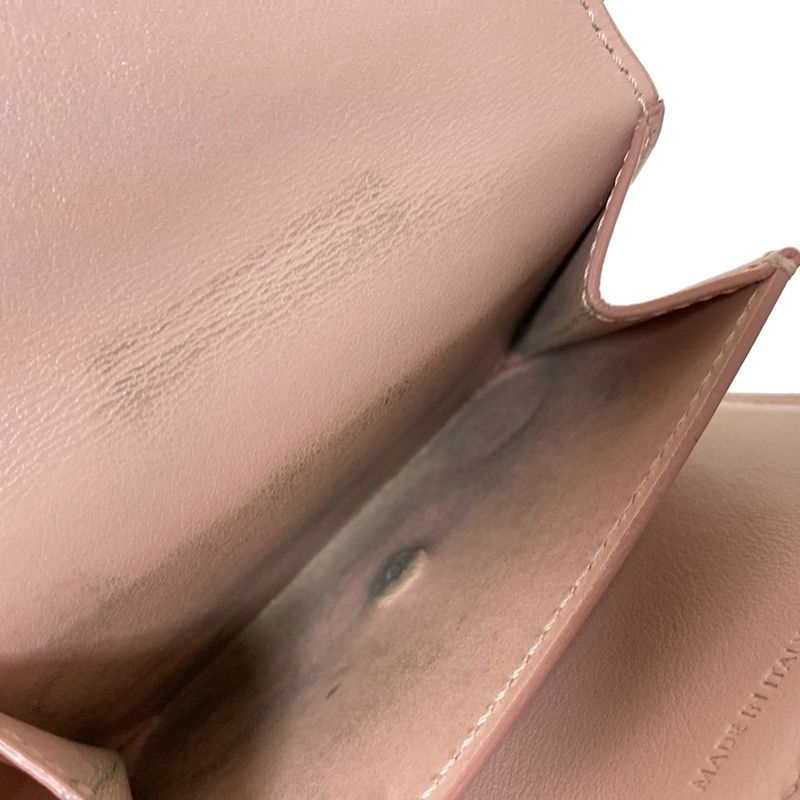 Celine Trifold Wallet Small Flap Wallet 10d783bzg.25vp Pink Beige Triomphe