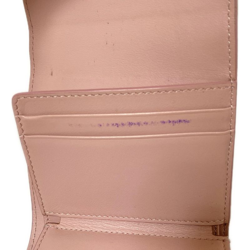 Celine Trifold Wallet Small Flap Wallet 10d783bzg.25vp Pink Beige Triomphe