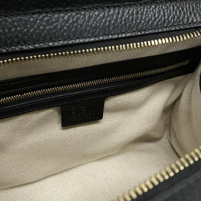 Gucci Handbag Soho 607722 Black Leather