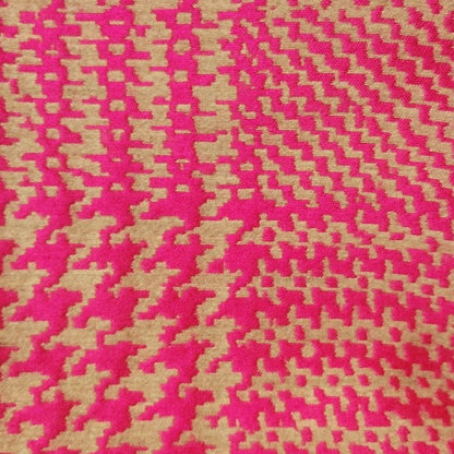 Fendi Long Skirt Size 36 S Women's - Gray Beige X Pink Partial Houndstooth