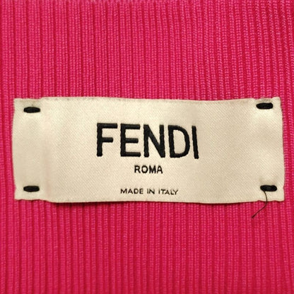 Fendi Long Skirt Size 36 S Women's - Gray Beige X Pink Partial Houndstooth