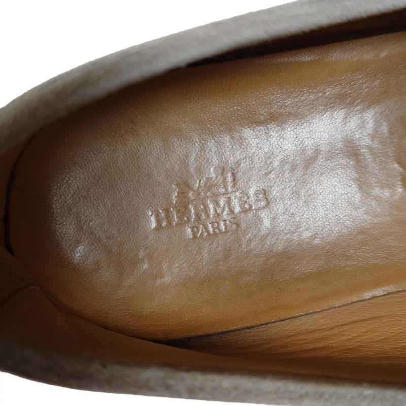 Hermes Slip-Ons 42 1 2 Men's - Gray