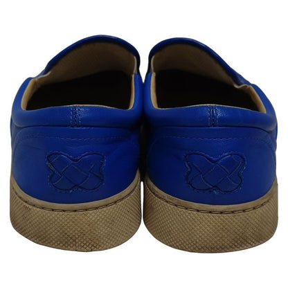 Bottega Veneta Slip-on Men's - Blue Intrecciato Insole Removable Leather