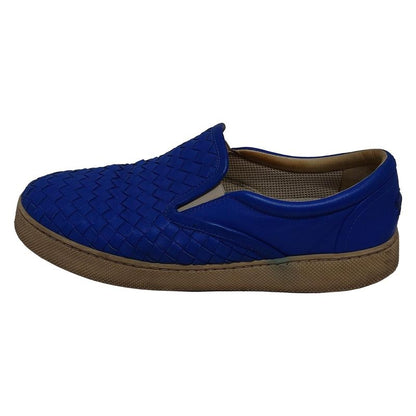 Bottega Veneta Slip-on Men's - Blue Intrecciato Insole Removable Leather
