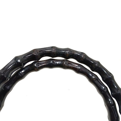 Gucci Tote Bag GG Pattern Bamboo 0021010 Black