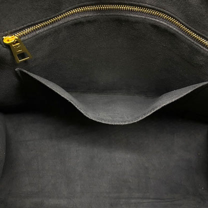 Louis Vuitton on the Go GM Tote Bag Handbag 2way Leather Jacquard Black