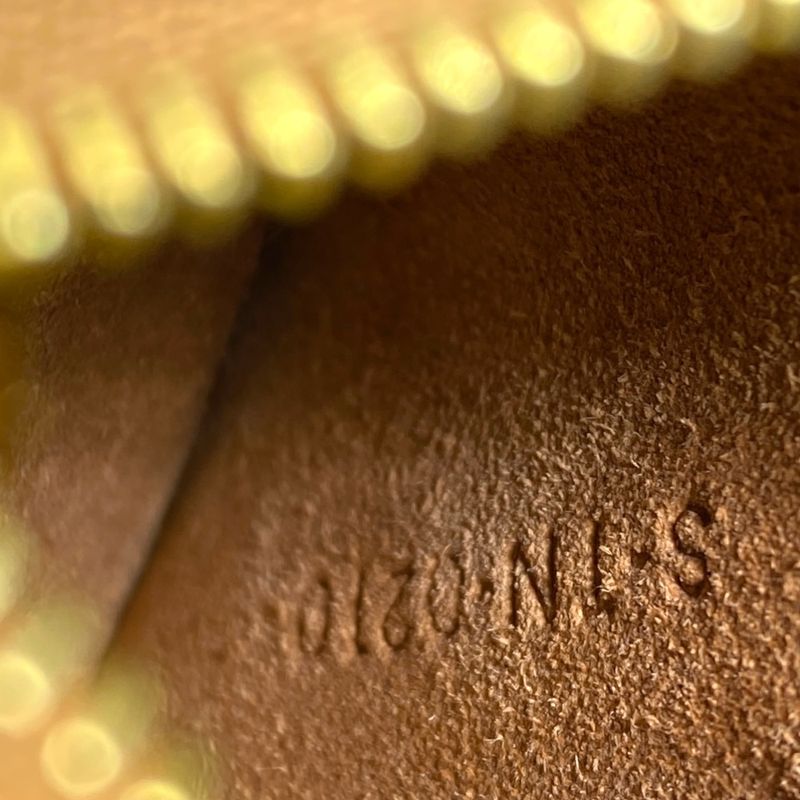 Celine Lozenge Charm Leather Coin Case Key Ring Key Holder Mini Pouch Brown