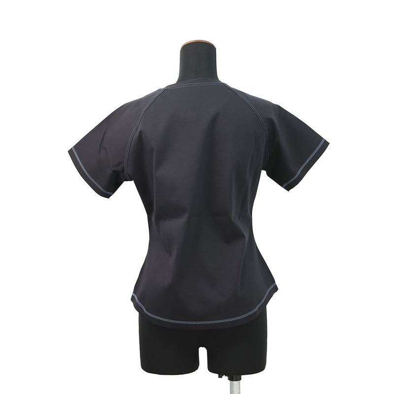 Hermes T-Shirt Cartouche Candy Libris Micro 38 Top Blue Noir Black
