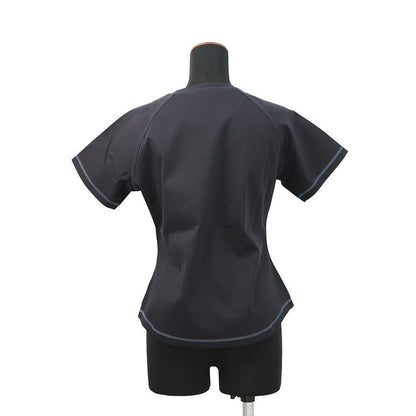 Hermes T-Shirt Cartouche Candy Libris Micro 38 Top Blue Noir Black