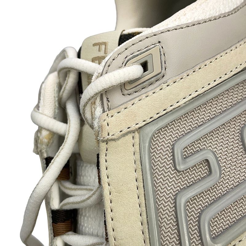 Fendi Sneakers Faster Zucca Pattern Fabric 6 Shoes