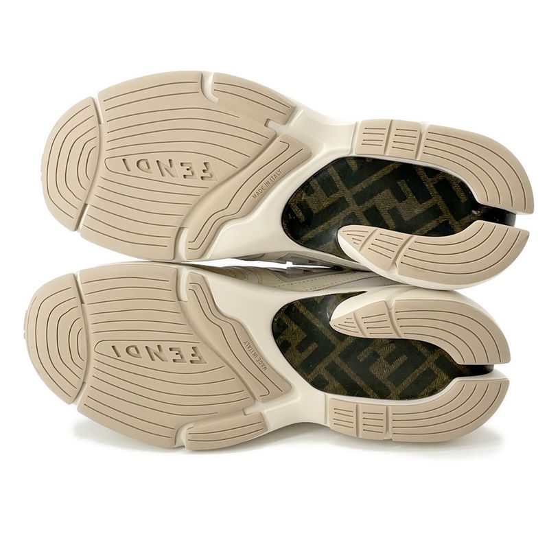Fendi Sneakers Faster Zucca Pattern Fabric 6 Shoes