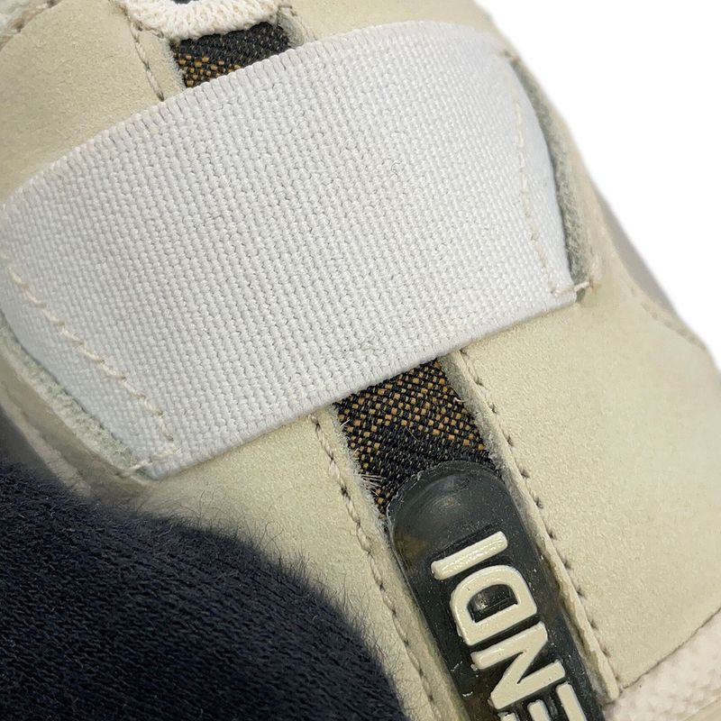 Fendi Sneakers Faster Zucca Pattern Fabric 6 Shoes