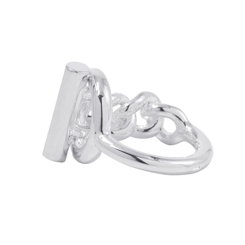 Hermes Ring Croisette MM Silver 52