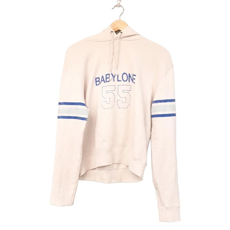 Saint Laurent Paris Parka Size S Women's - 534706 Light Gray X Blue X Light