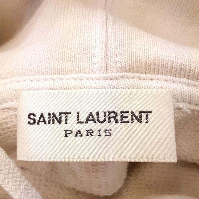 Saint Laurent Paris Parka Size S Women's - 534706 Light Gray X Blue X Light