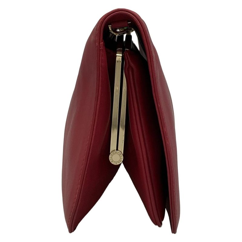 Bvlgari Clutch Bag Bvlgari Lipstick Red Leather