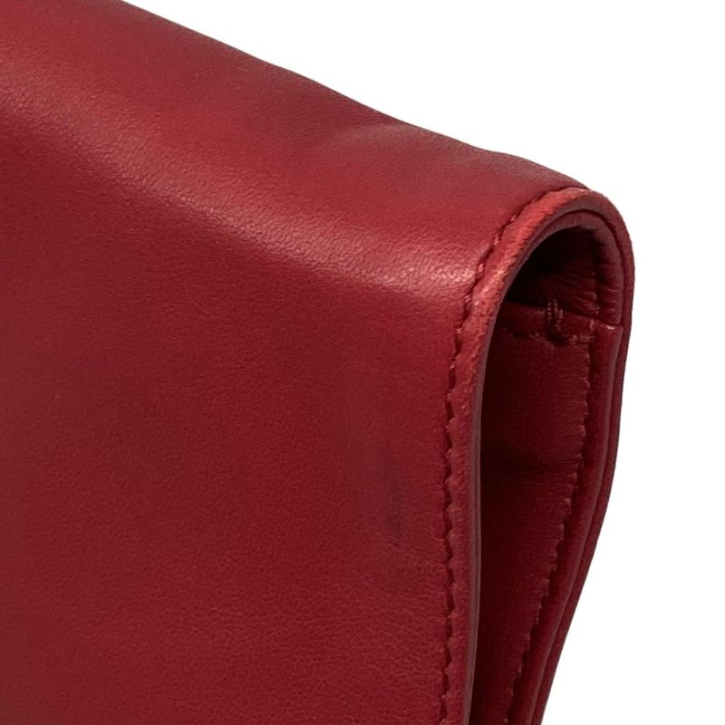 Bvlgari Clutch Bag Bvlgari Lipstick Red Leather