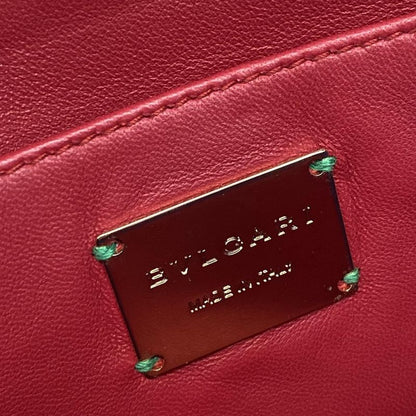 Bvlgari Clutch Bag Bvlgari Lipstick Red Leather