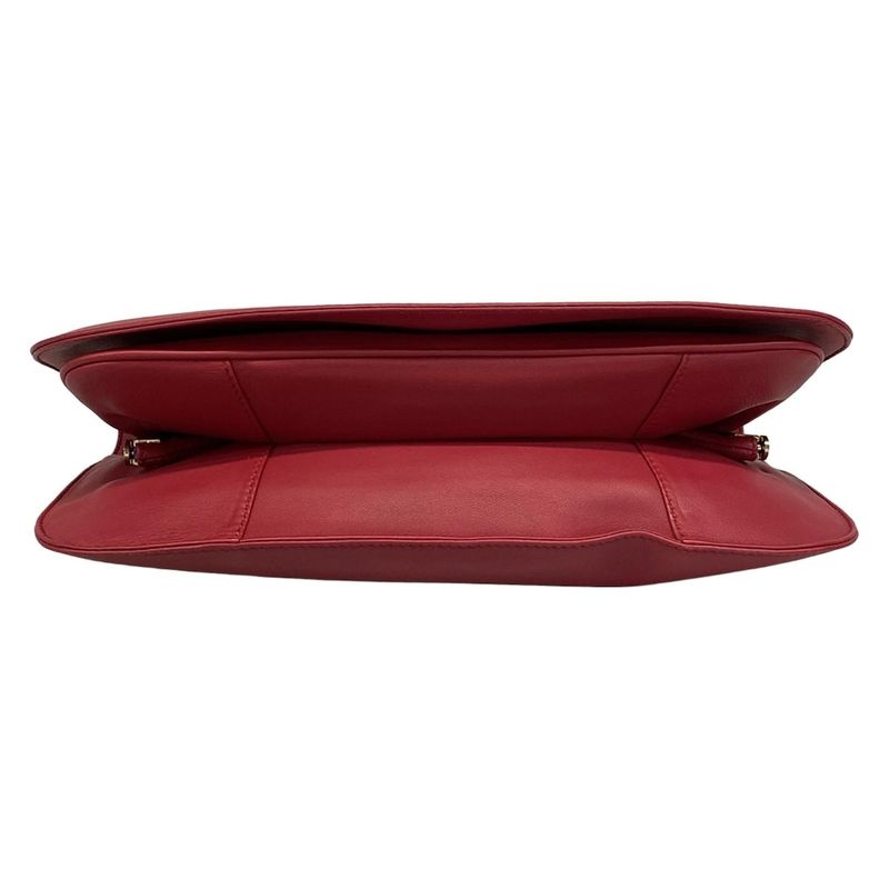 Bvlgari Clutch Bag Bvlgari Lipstick Red Leather