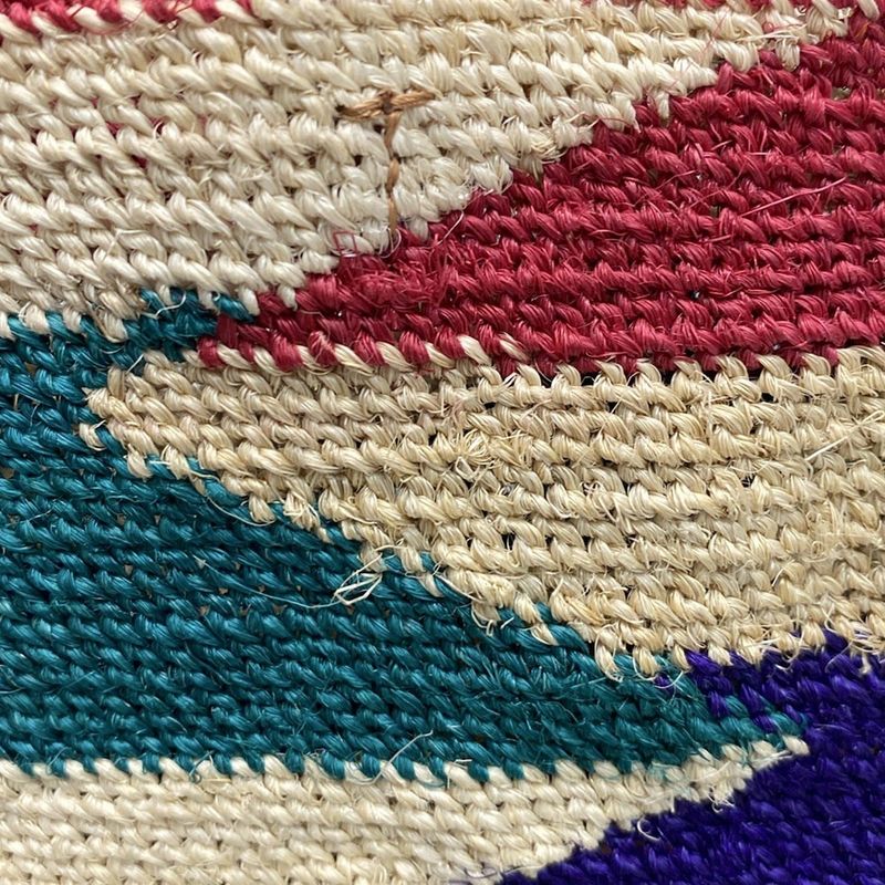 Loewe Tote Bag Sigra Basket Bag Beige X Brown X Multi Basket Bag Linen Leather