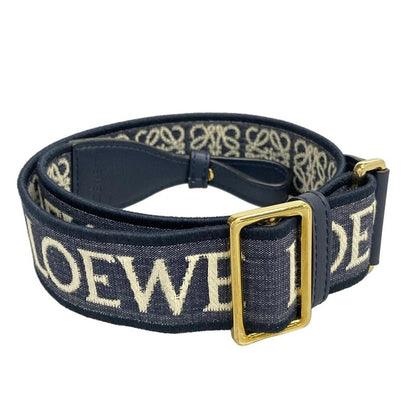 Loewe Shoulder Strap Anagram Loop Strap Navy X Ivory