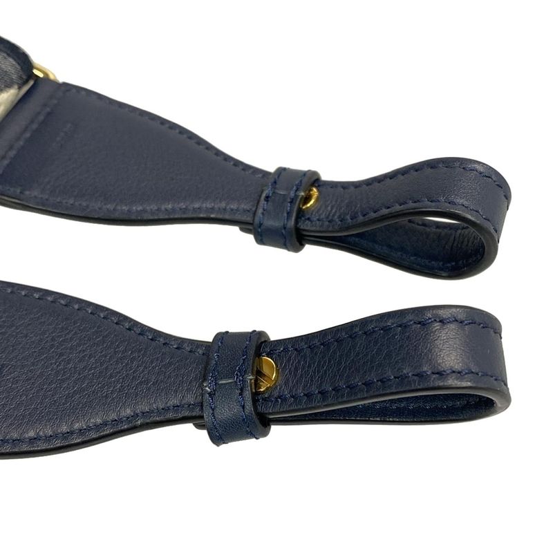 Loewe Shoulder Strap Anagram Loop Strap Navy X Ivory