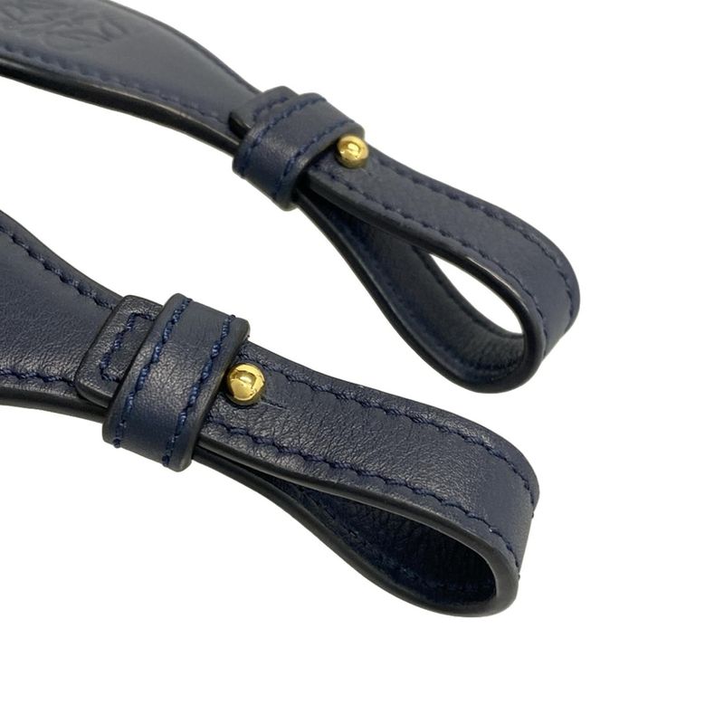 Loewe Shoulder Strap Anagram Loop Strap Navy X Ivory
