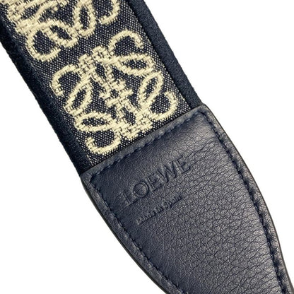 Loewe Shoulder Strap Anagram Loop Strap Navy X Ivory