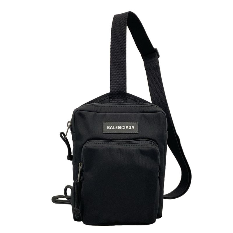 Balenciaga One Shoulder Bag Explorer 593651 Black
