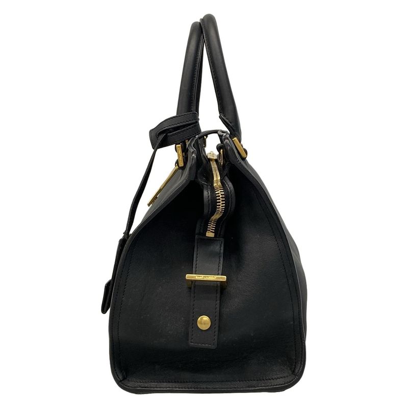 Saint Laurent Paris Handbag Petit Cabas 311210 Black Leather