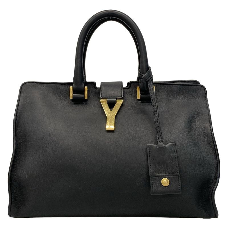 Saint Laurent Paris Handbag Petit Cabas 311210 Black Leather