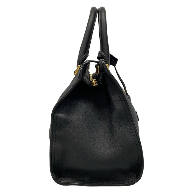 Saint Laurent Paris Handbag Petit Cabas 311210 Black Leather