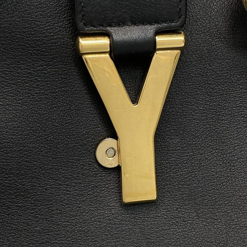 Saint Laurent Paris Handbag Petit Cabas 311210 Black Leather